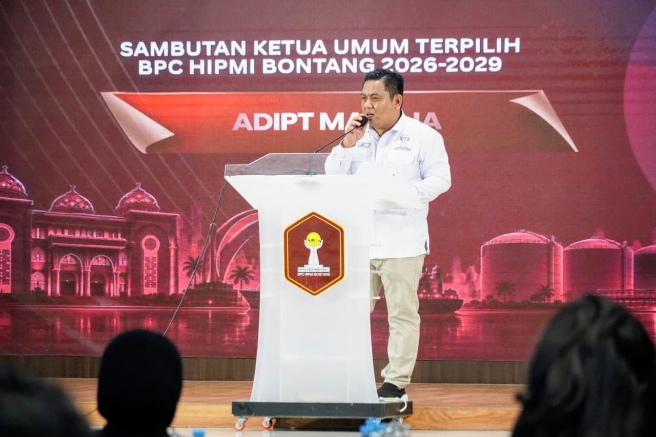 Adipt Maraja Terpilih sebagai Ketua HIPMI Kota Bontang Periode 2026–2029